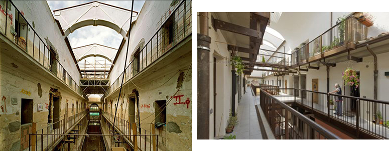 Le Murate: voor en na de renovatie
