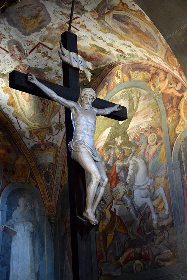 Santa Maria Novella - Het kruisbeeld in de Spaanse kapel.